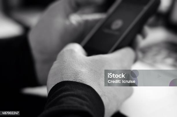 Tech Hands Stock Photo - Download Image Now - Black Color, Business, Communication