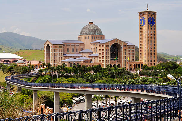 Basilica of Aparecida stock photo