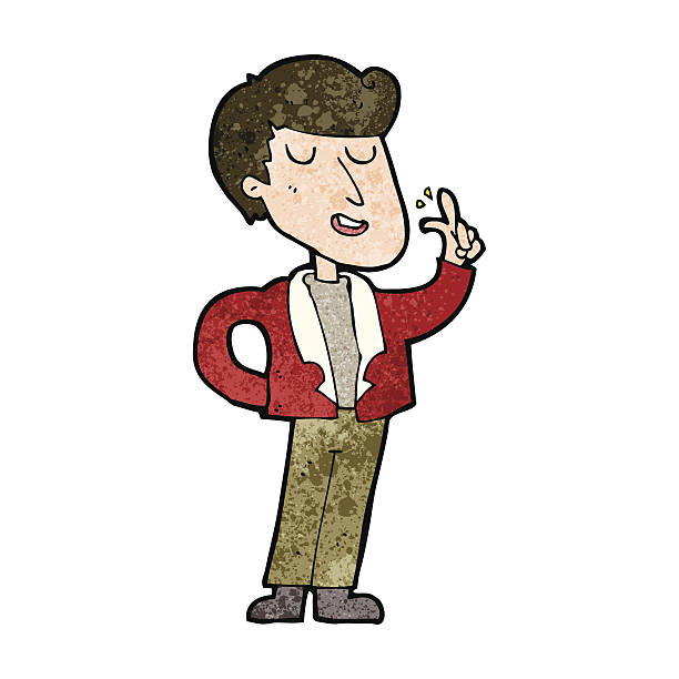 cartoon cool guy snapping fingers cartoon cool guy snapping fingers child snapping fingers stock illustrations