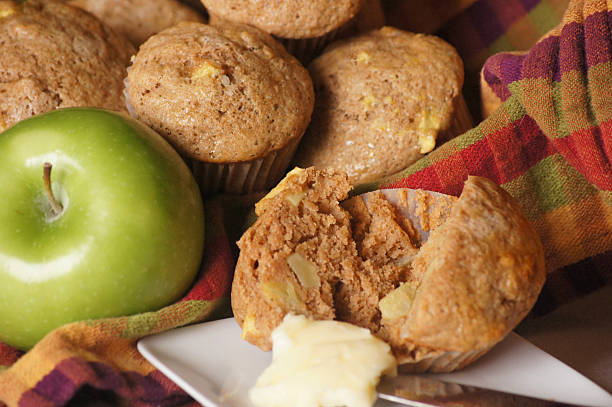 Apple crumble cupcake muffin