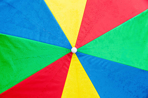 istock Close-Up Of Rainbow Colored Umbrella 487004059