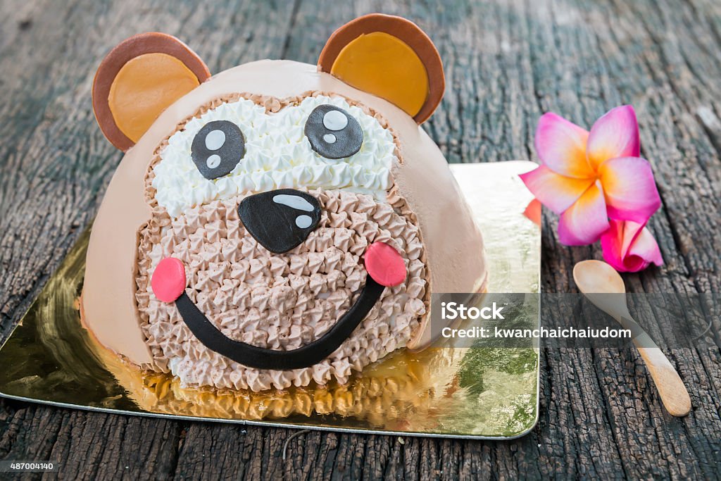 Animal Fancy Cake Head Monkey Stock Photo - Download Image Now - 2015,  Animal, Anthropomorphic Smiley Face - iStock