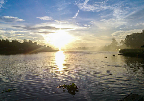 istock Sunset on the river - landscape series 487004158
