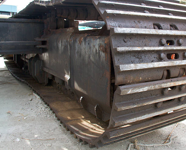 istock steel wheel of lifting crane 487004610