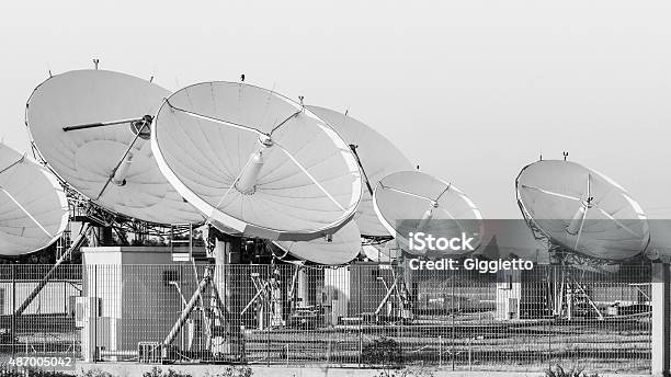 Teleport Satellite Communications Stock Photo - Download Image Now - 2015, Broadcasting, Business