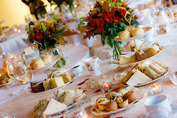 istock Afternoon Tea Service. Traditional English Luxury 487007628