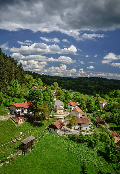 istock Village in Slovenia 487015383