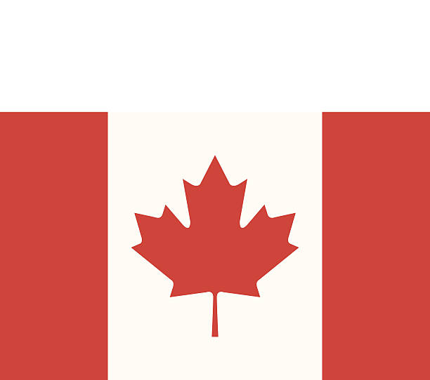flaga kanady ilustracja - flag canadian flag patriotism national flag stock illustrations