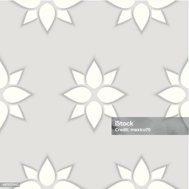 Nahtlose Muster Mit Blumen 3d Stock Vektor Art und mehr Bilder von Abstrakt - Abstrakt, Balkengerüst, Baugewerbe