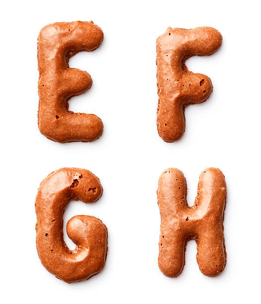 istock Letters made of caramel cookies 487017923