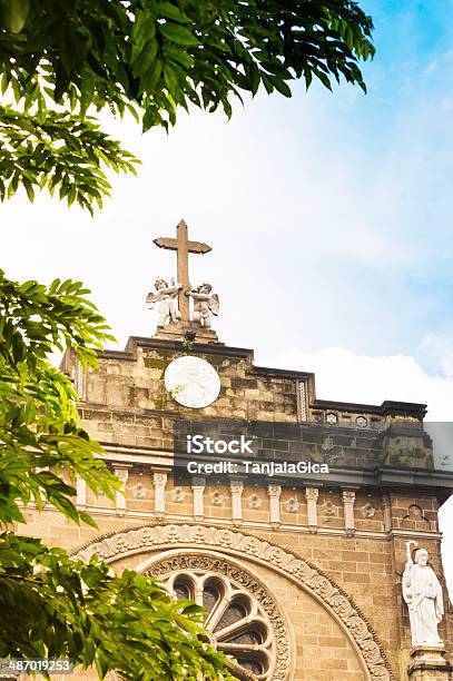La Catedral Metropolitana De Manilabasílica Foto de stock y más banco de imágenes de Catedral - Catedral, Pásig, Aire libre