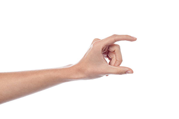 istock Woman hand in little gesture 487020735