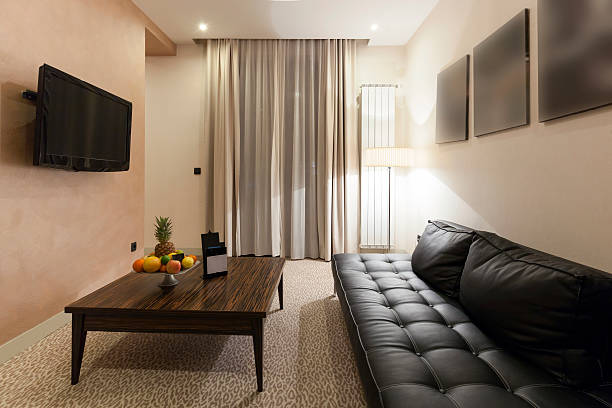 istock Elegant hotel suite living room 487021031