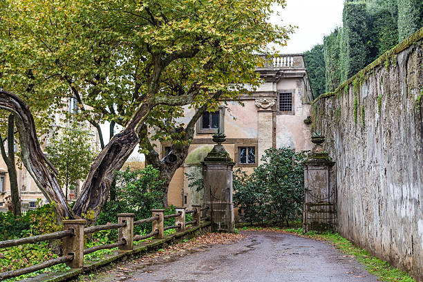 Parco e villa Aldobrandini in Frascati, Italia - foto stock