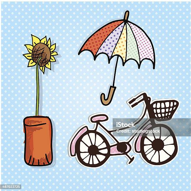 Summer Sun Icons Stock Illustration - Download Image Now - Beach, Beauty, Bicycle