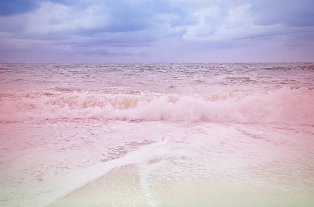 istock Vintage sea and beach storm cloud 487025936