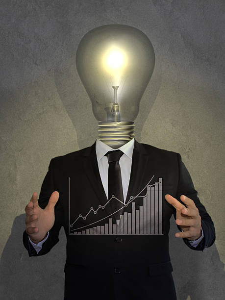istock Genius Banker and Rising Exchange Graphics 487026350