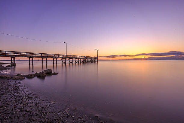 istock Beach and pier at sunset, Surrey, BC, Canada 487028744