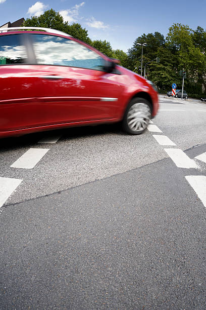 istock Dangerous situation at the crossroad 487031138