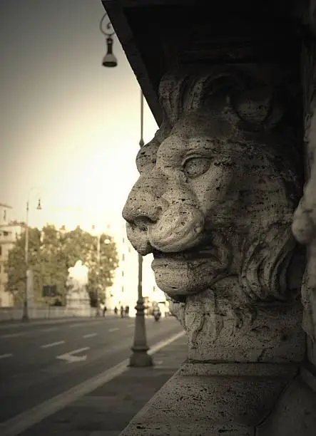 Street sculpture in Rome