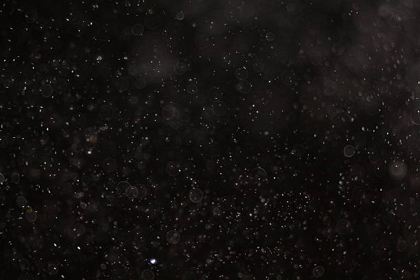 istock Abstract black white snow texture on black background for overlay 487031540