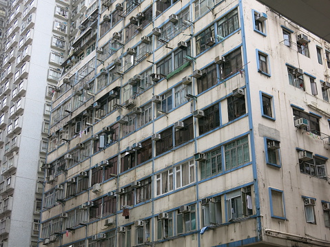 Packed Apartments in Hong Kong