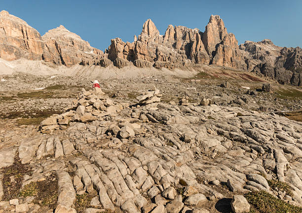 craggy peaks in Dolomites, Italy