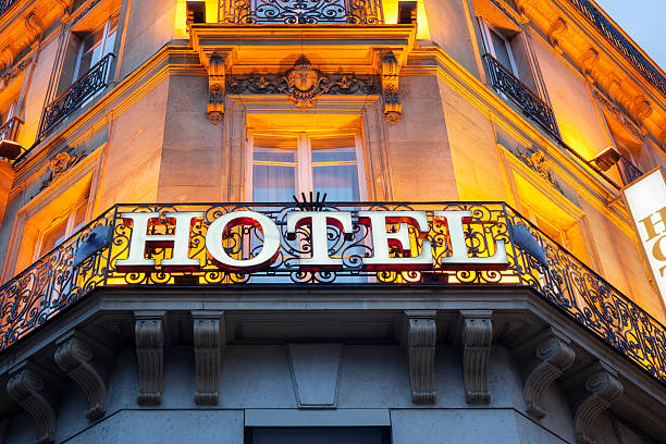 placa do hotel - tourism travel architectural feature architecture - fotografias e filmes do acervo