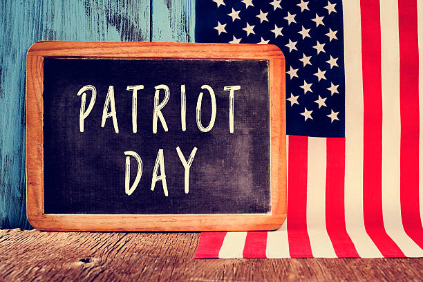 istock text Patriot Day in a chalkboard 487044816