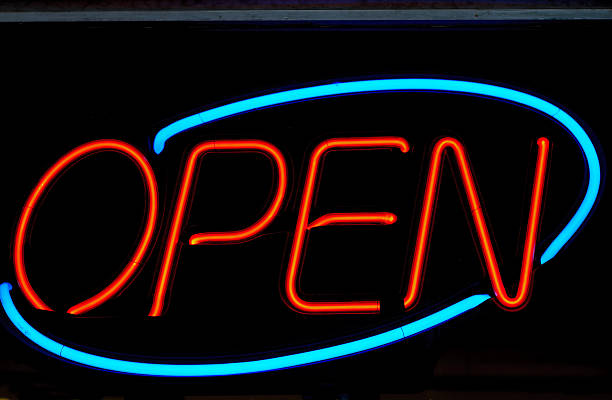 istock Red and Blue Neon 