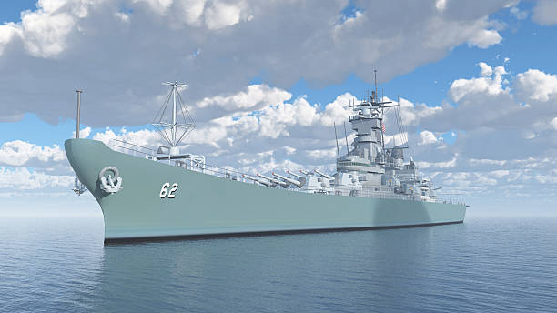 istock American battleship of World War II 487046292