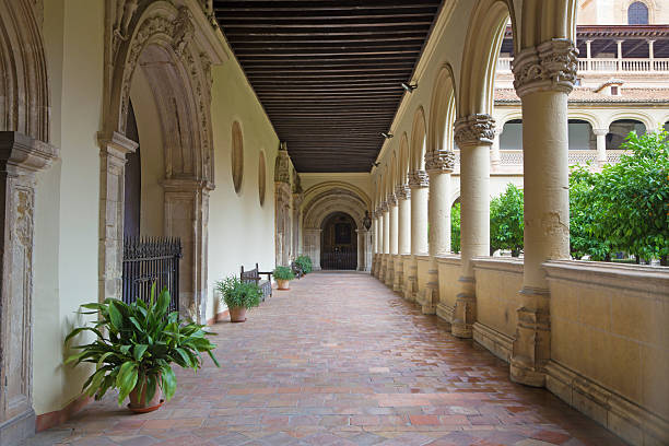 Granada - The atrium of church Monasterio de San Jeronimo from 15. cent.