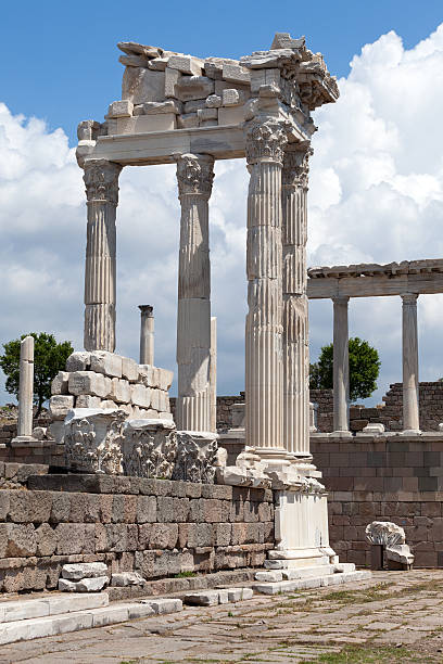 istock Temple of Trajan at Acropolis of Pergamon. 487047271