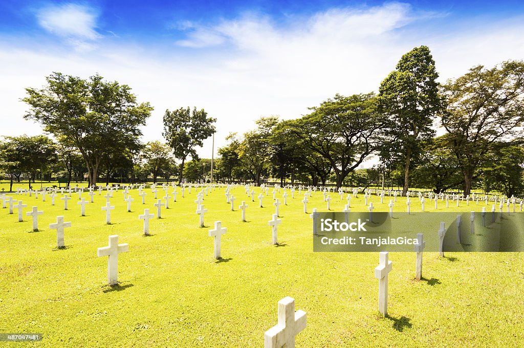 Cimetière du Mémorial de guerre américains - Photo de Armée libre de droits