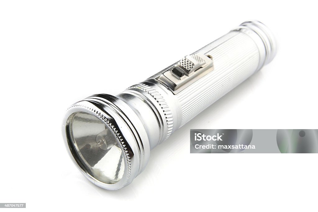 Flashlight on white background Cut Out Stock Photo