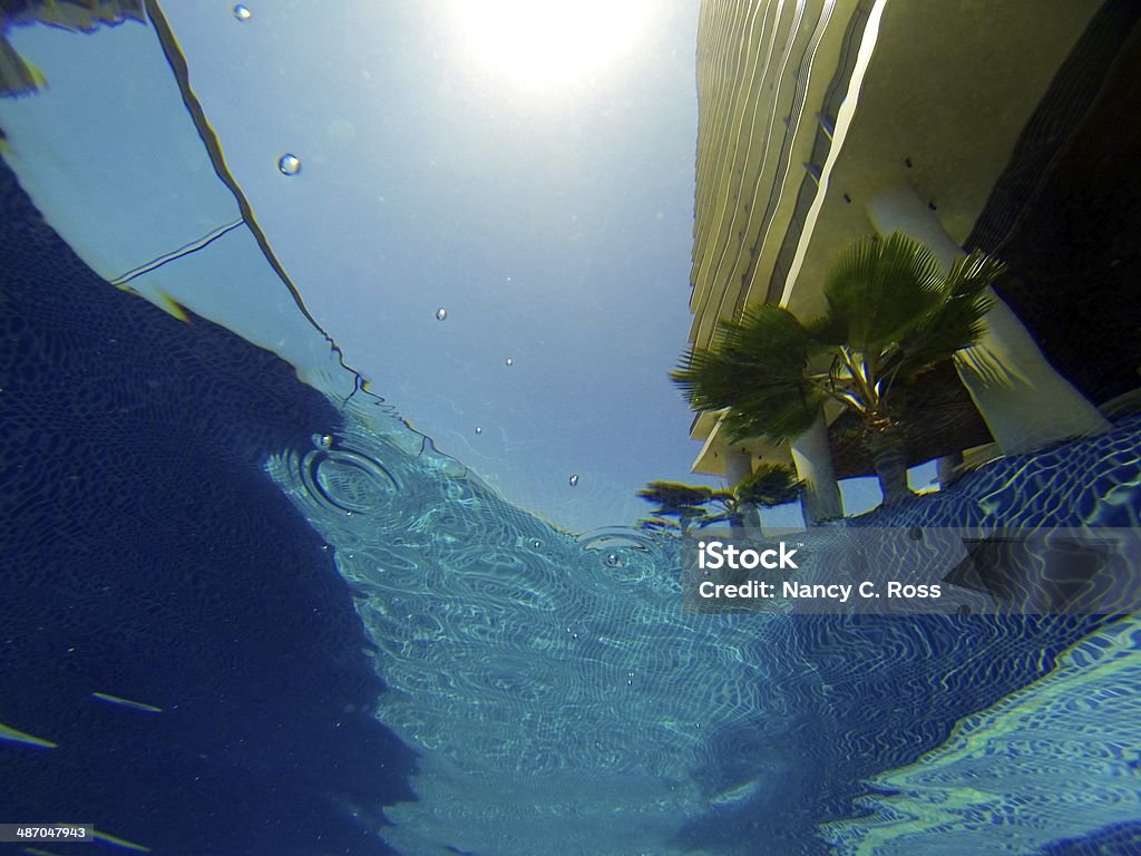 Hawaiian Resort-Pool mit Unterwasser - Lizenzfrei Fotografie Stock-Foto