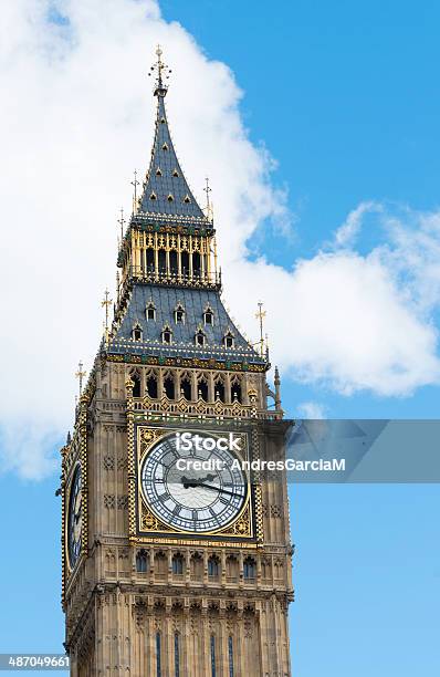 Big Ben And The Houses Of Parliament In London Stock Photo - Download Image Now - Architecture, Big Ben, Blue