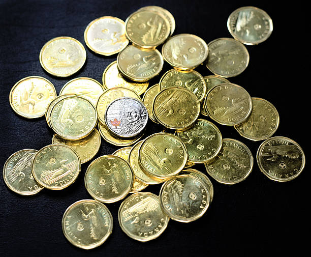 coins stock photo