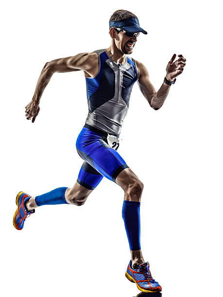 triathlon iron man athlete runners running