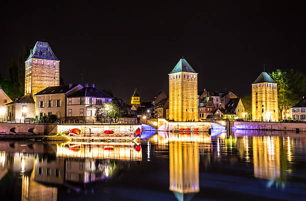 Covered Bridges (Ponts Couverts ) in Strasbourg, France