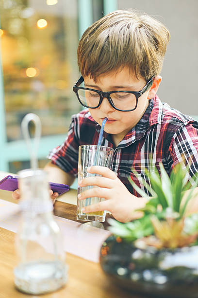 istock Drinking last sip of jiuce 487053802