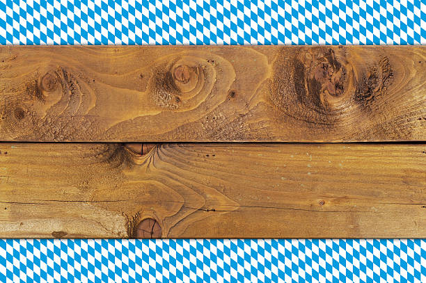 istock Bavarian flag on wooden board 487057274