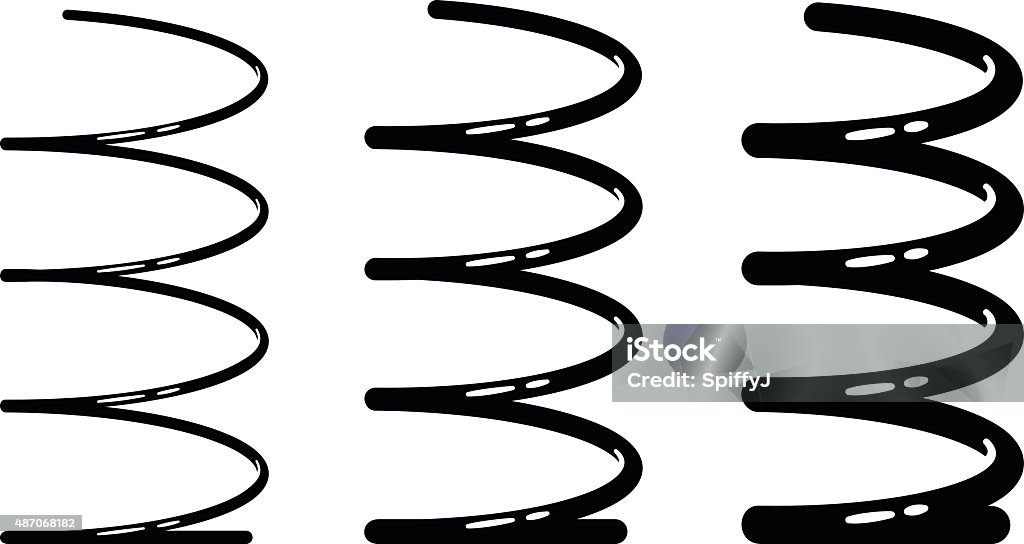Spring Side View Vector Stock Illustration - Download Image Now ...