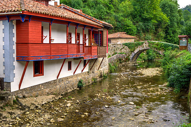 istock Roman bridge in La Riera 487070964