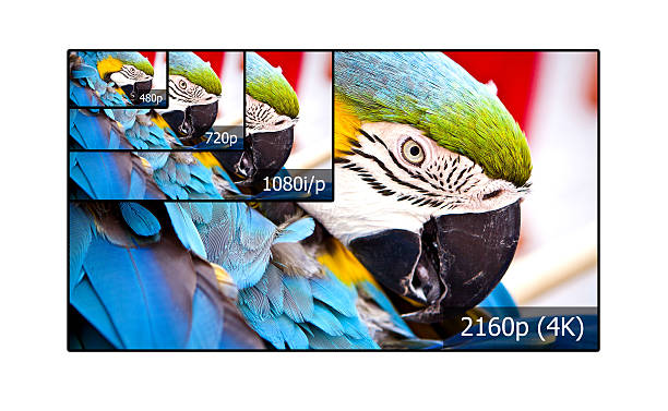 4 k televisión - 720p fotografías e imágenes de stock