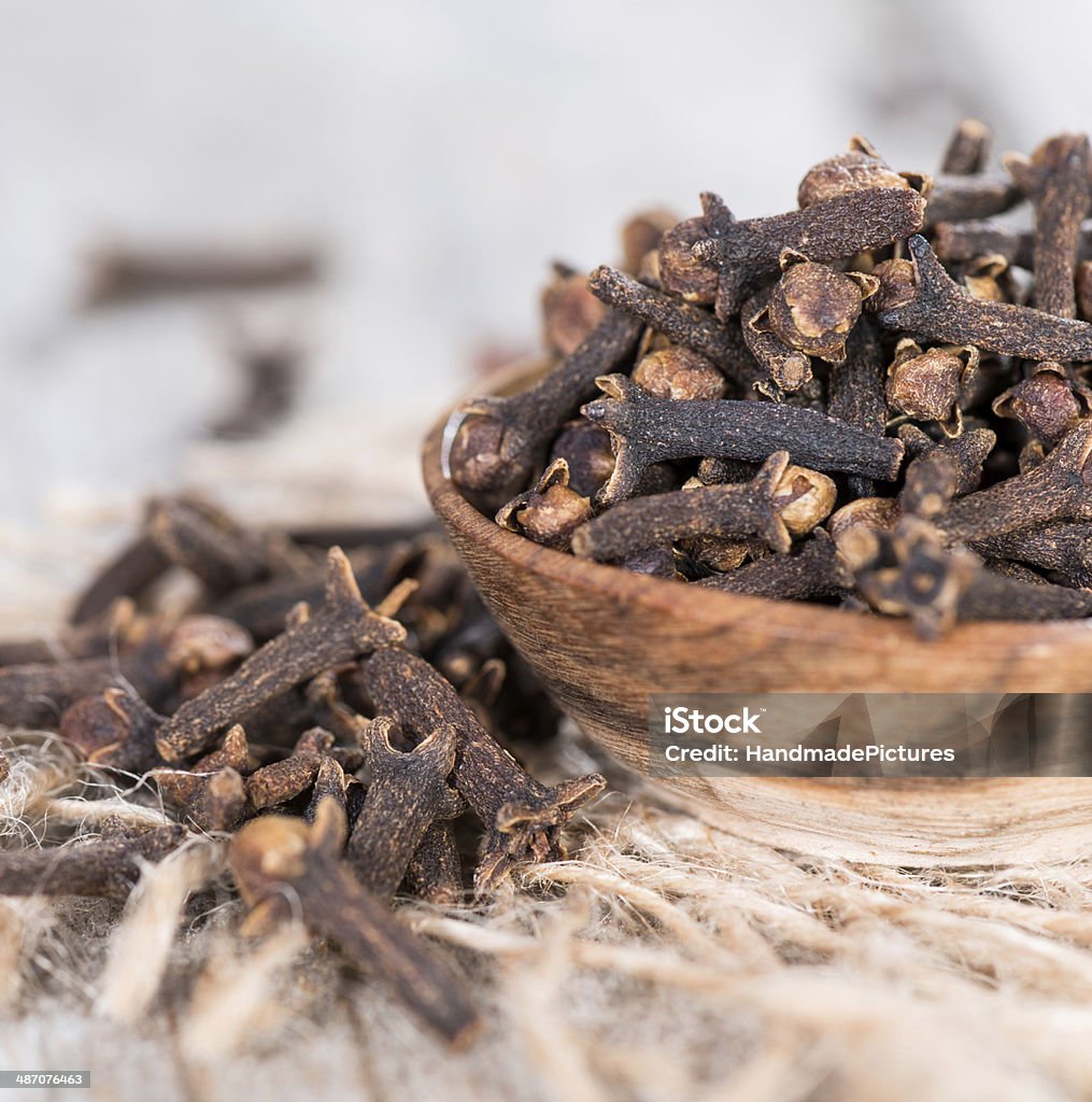 Cloves Small Portion of Cloves (detailes close-up shot) Aromatherapy Stock Photo