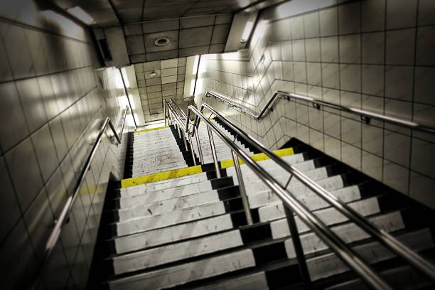 istock Underground stairs in London, Uk 487076547