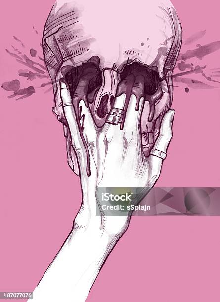 Think Pink Stock Illustration - Download Image Now - 2015, Adult, Bizarre