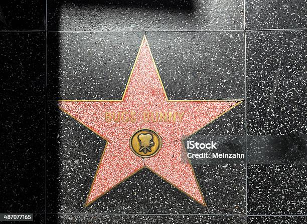 Bugs Bunnys Star On Hollywood Walk Of Fame Stock Photo - Download Image Now - Actor, Adulation, Animal