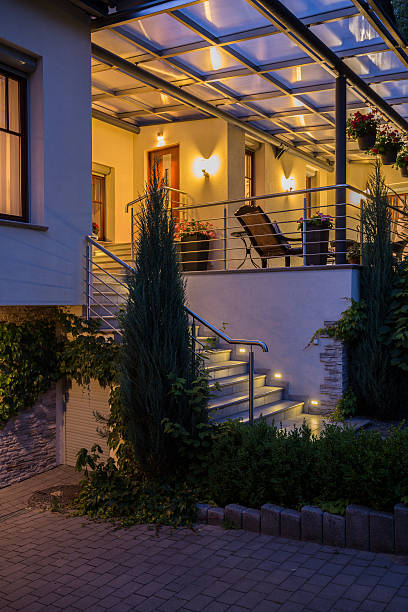 istock Villa with beauty terrace 487077834